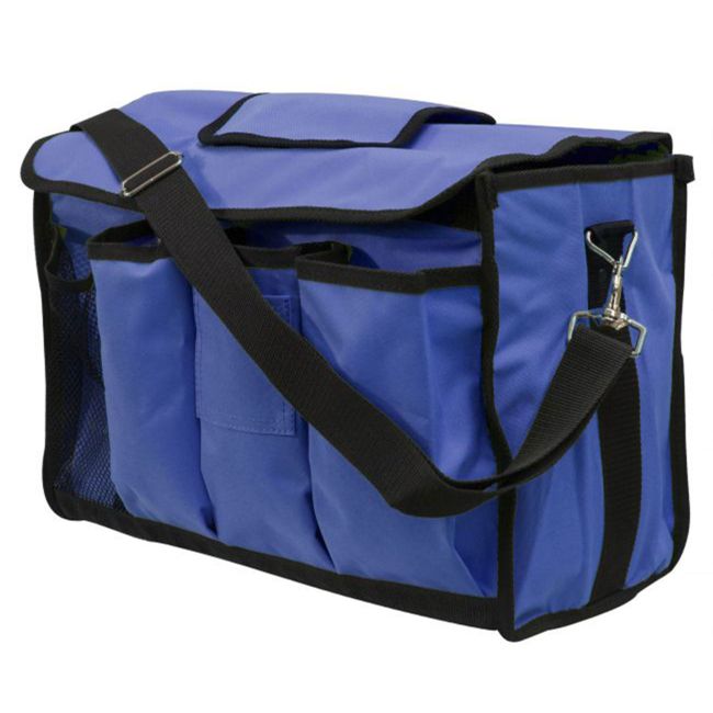 Showman Grooming Carrier – Durable Nylon Horse Grooming Tote with Pockets & Shoulder Straps