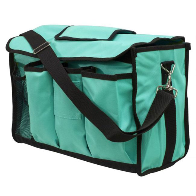 Showman Grooming Carrier – Durable Nylon Horse Grooming Tote with Pockets & Shoulder Straps