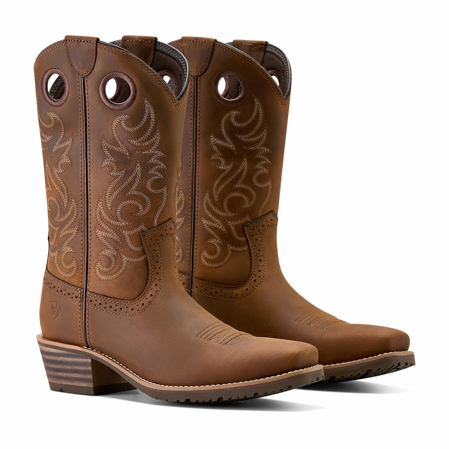 Ariat Men's Hybrid Roughstock Square Toe Western Boots