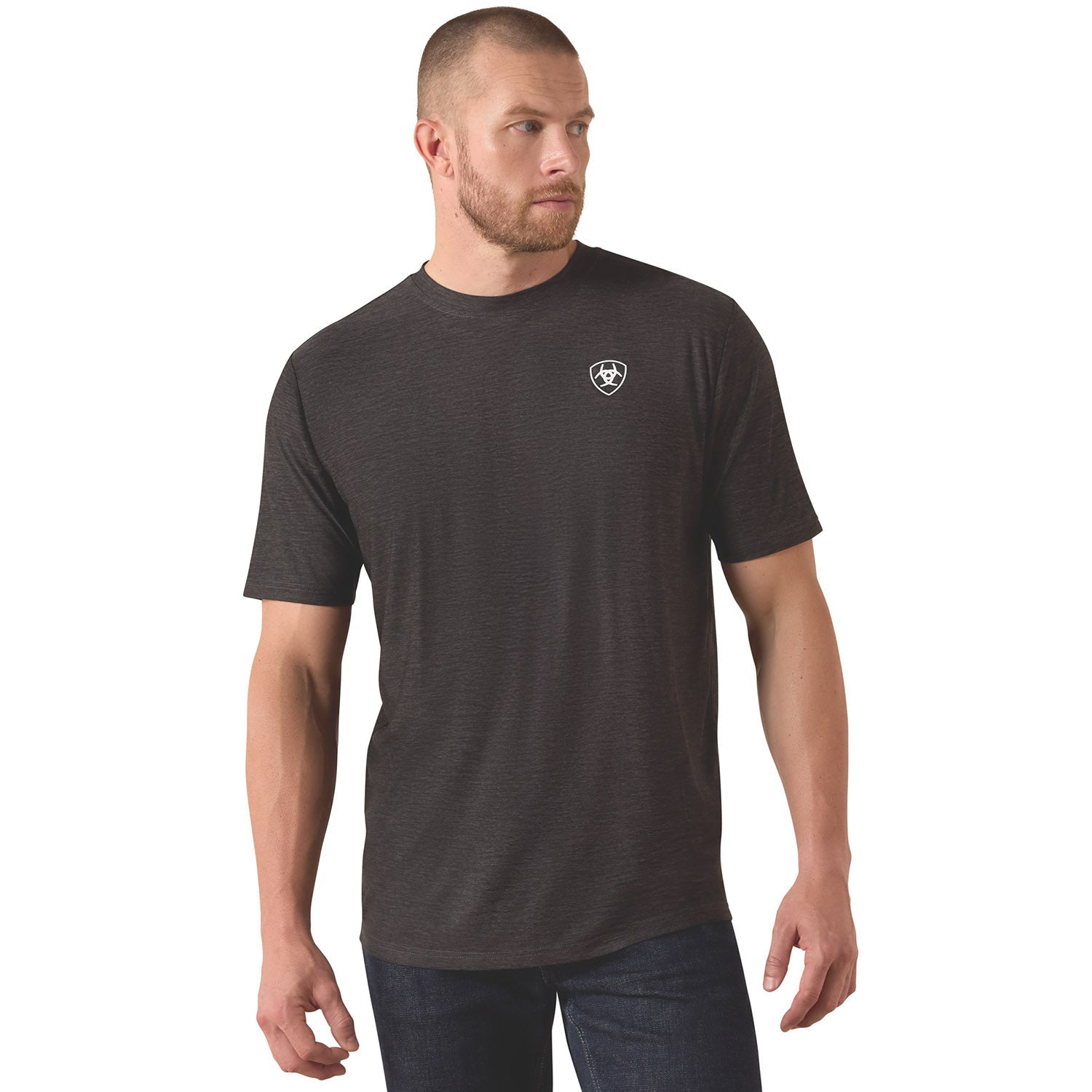 Ariat Mens Short Sleeve Shirt, Digi Shield Western Athletic Tee