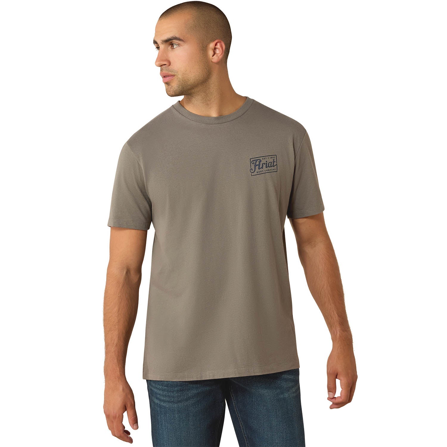 Ariat Mens Short Sleeve Shirt, Patriot Western Graphic Tee
