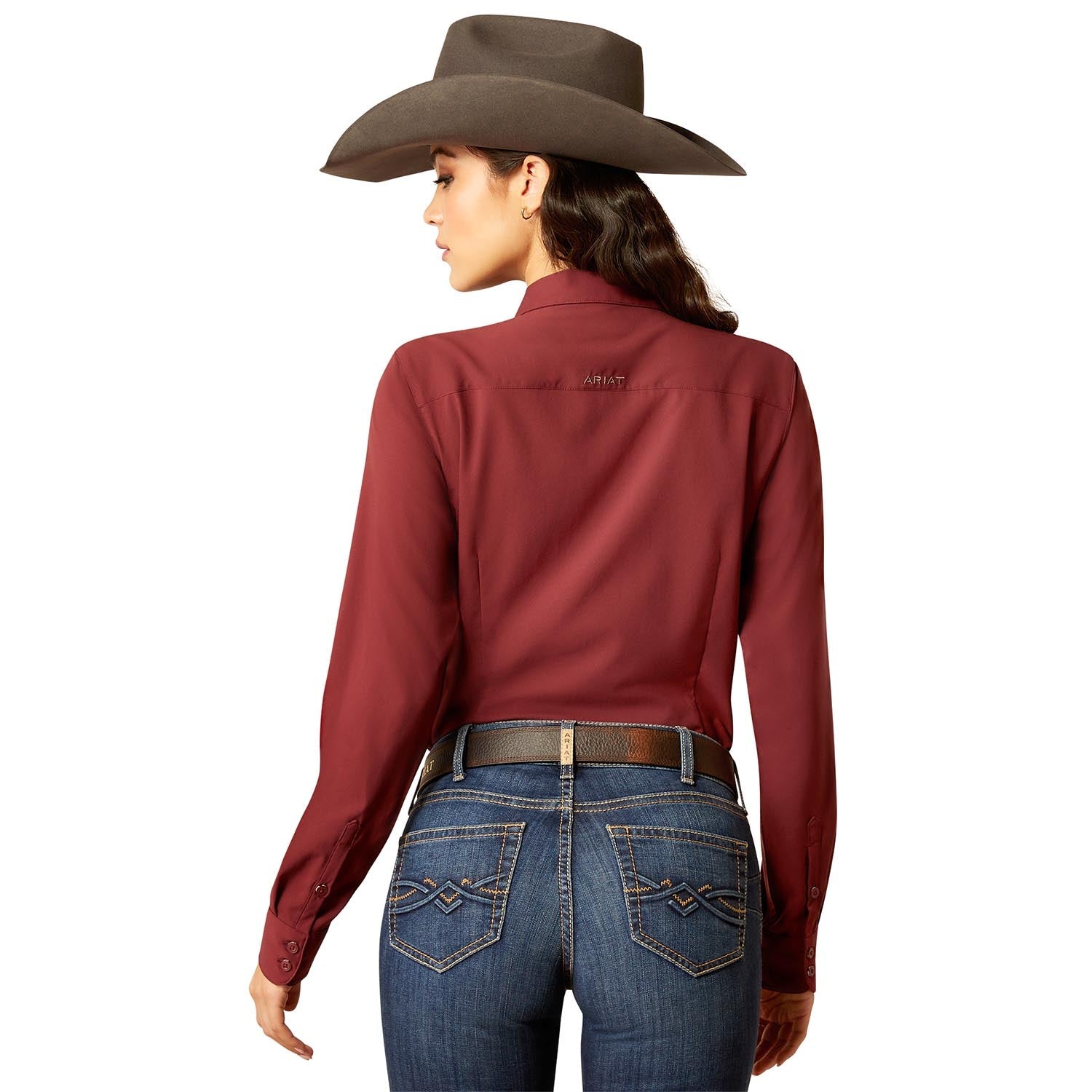 Ariat Women's Kirby Pro Shirt – Long Sleeve, Athletic Fit, UV Protection, Riding & Outdoor Wear