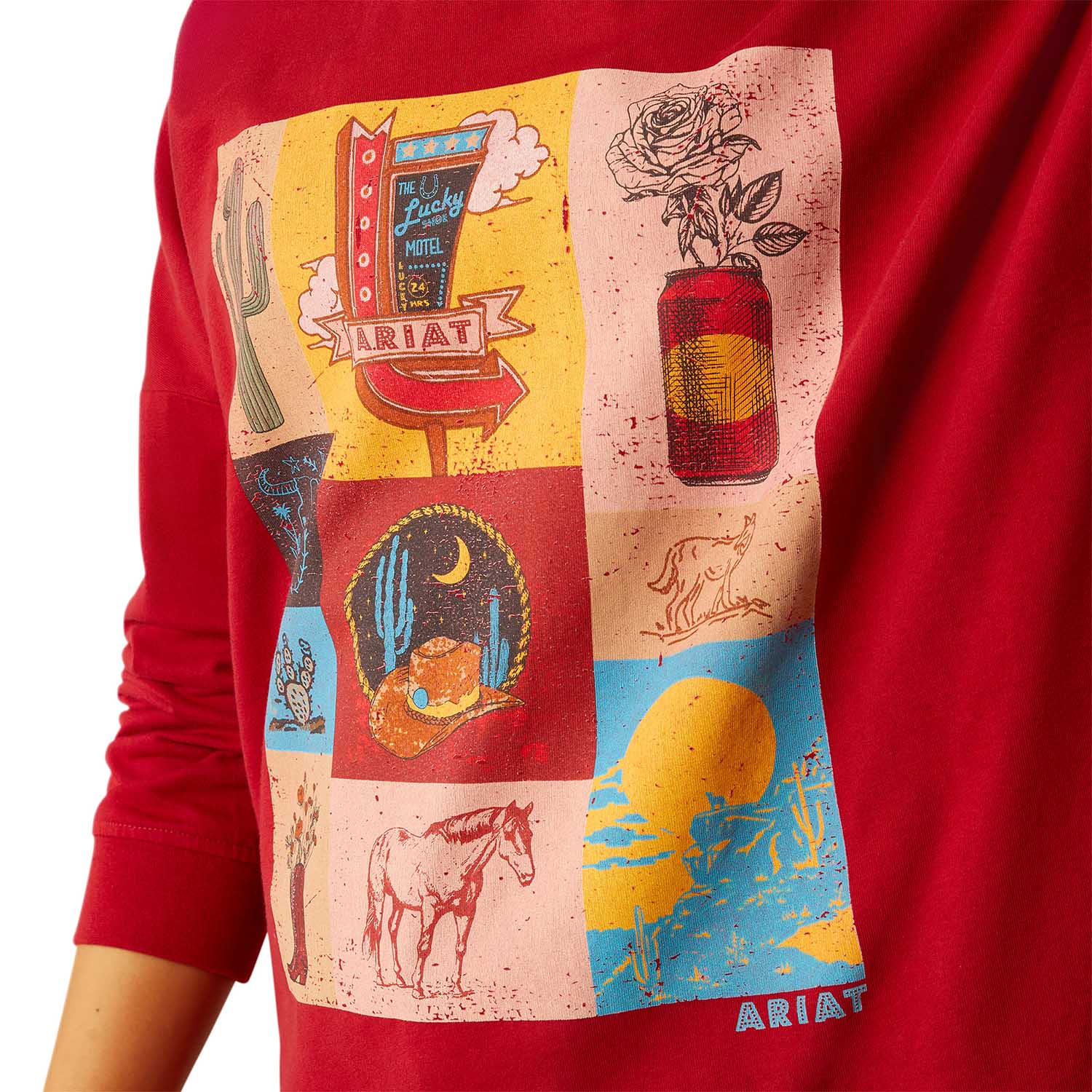 Ariat Women's Roadside Oversized Long Sleeve Shirt