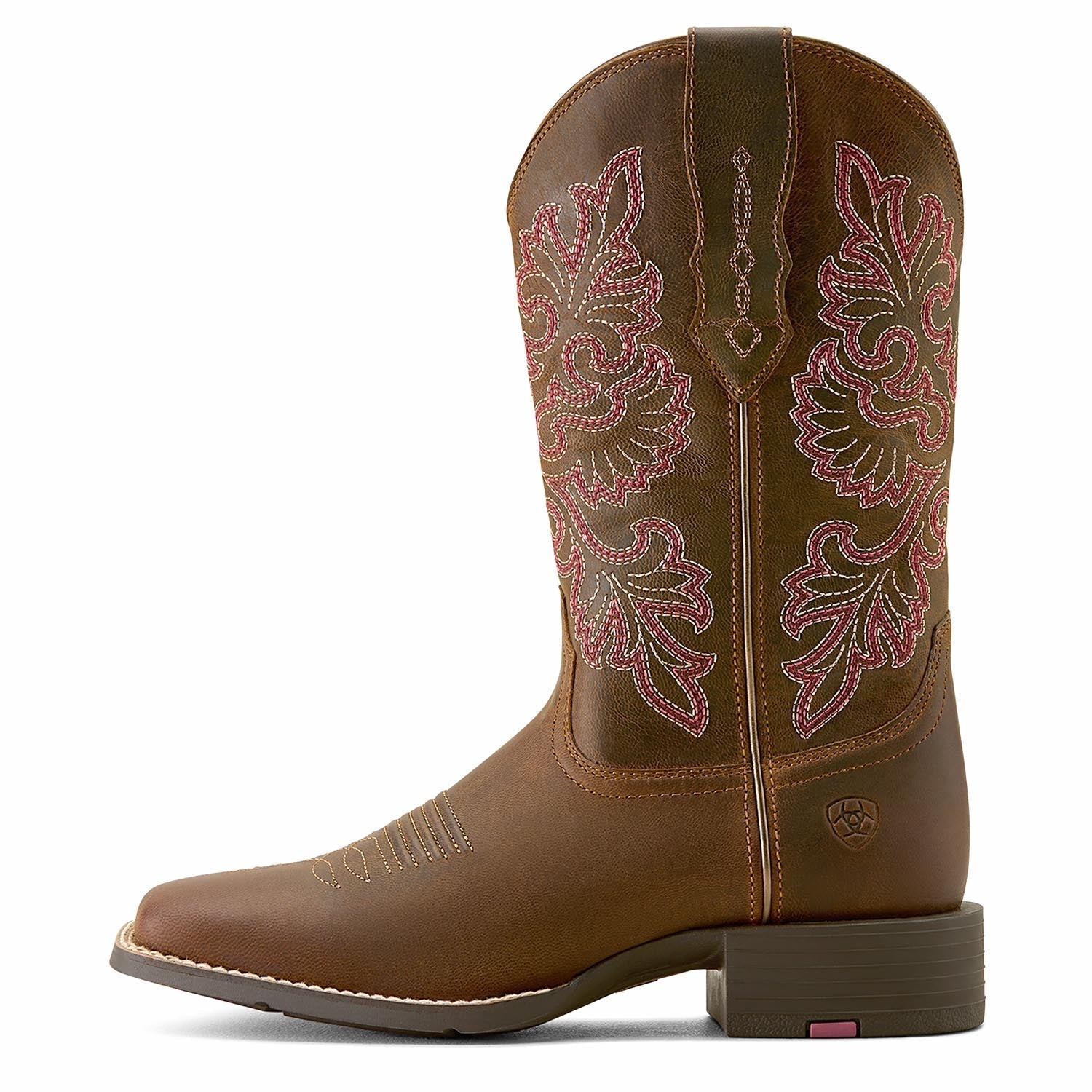 Ariat Women's Western Round Up Wide Square Toe StretchFit Boots