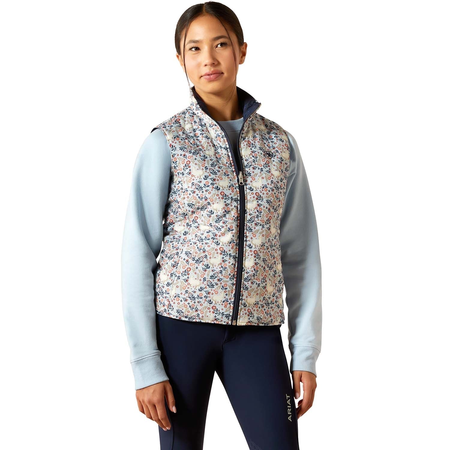 Ariat Youth Bella Reversible Insulated Riding Vest – Lightweight & Warm