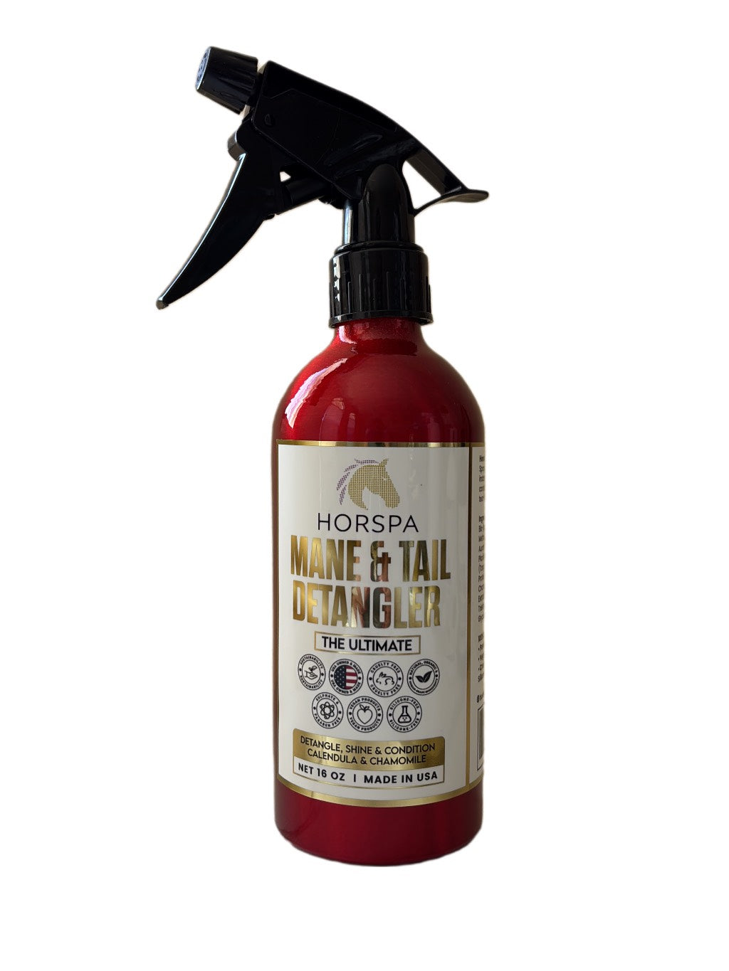 Mane & Tail Detangling Spray - The Ultimate Calendula & Chamomile 16oz Aluminum Bottle