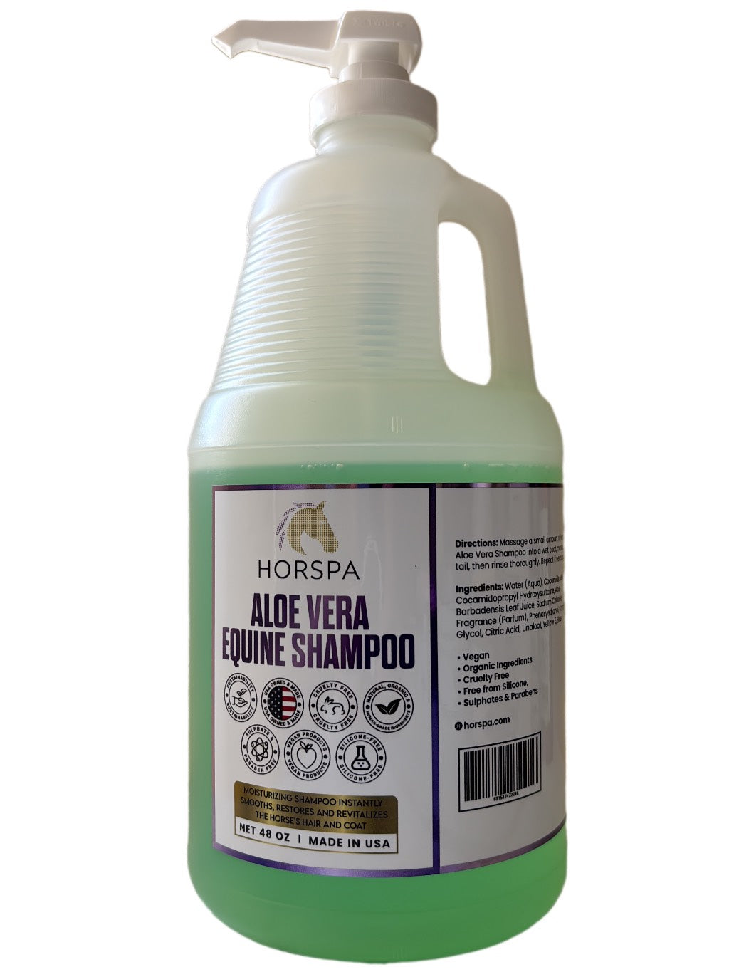Aloe Vera Equine Shampoo  48 oz