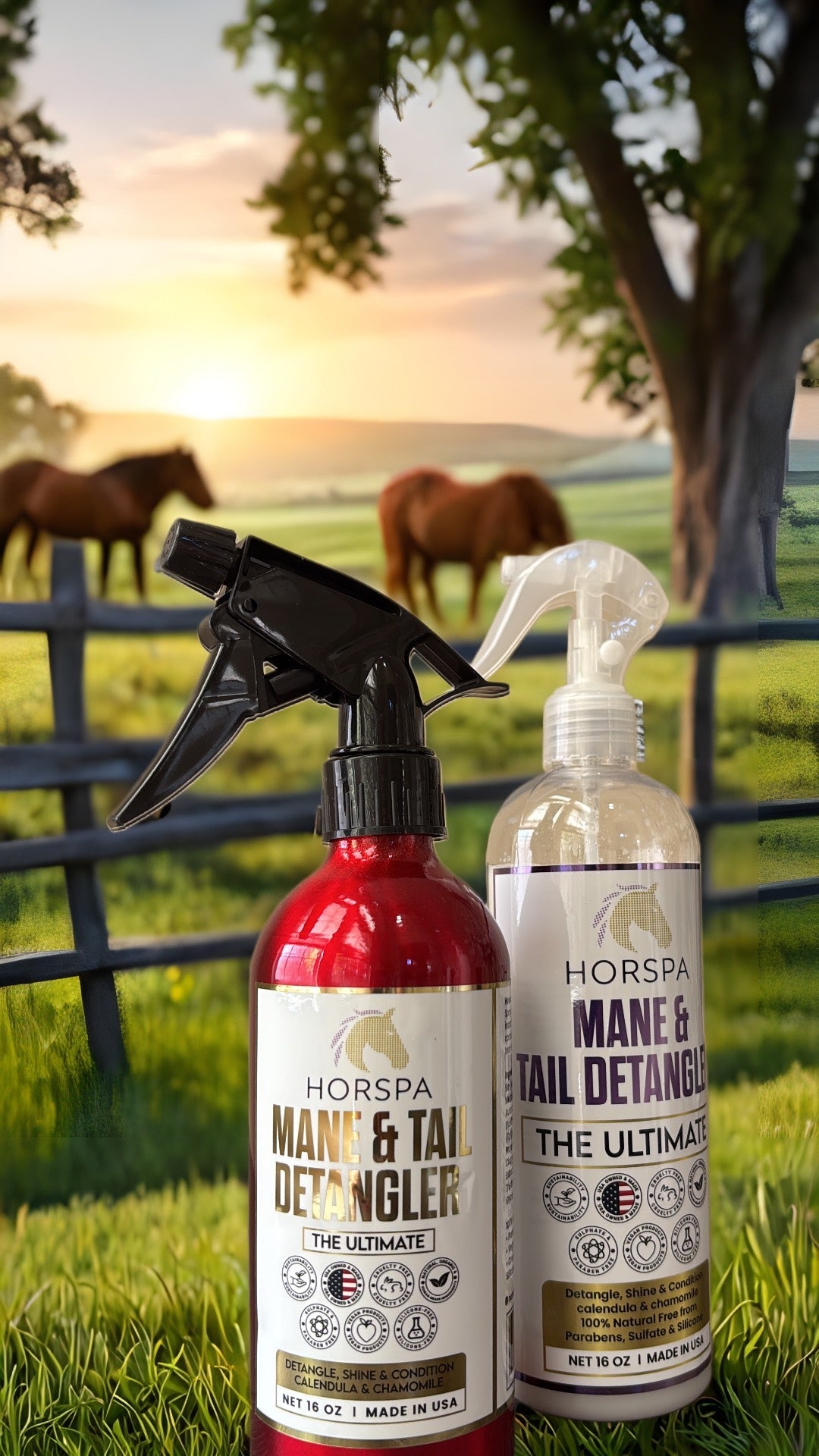 Mane & Tail Detangling Spray Calendula & Chamomile - The Ultimate