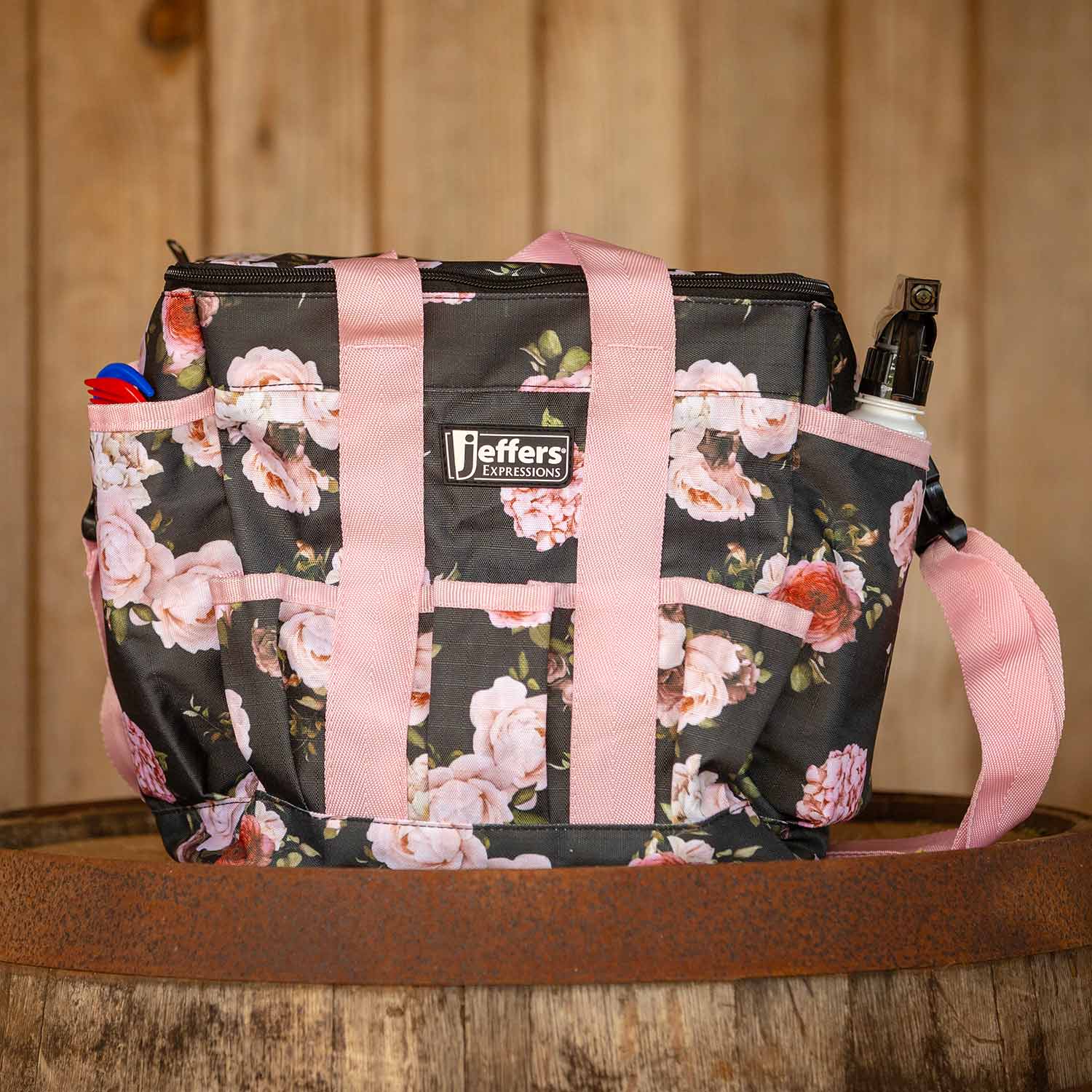Jeffers Expression Deluxe Horse Grooming Bag with Adjustable Strap