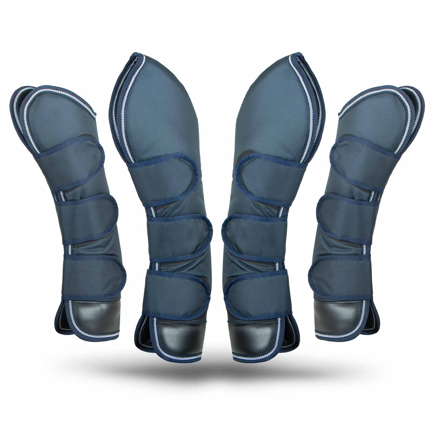 Jeffers Poplar Head Horse Shipping Boots, 4-Pack with Carry Bag