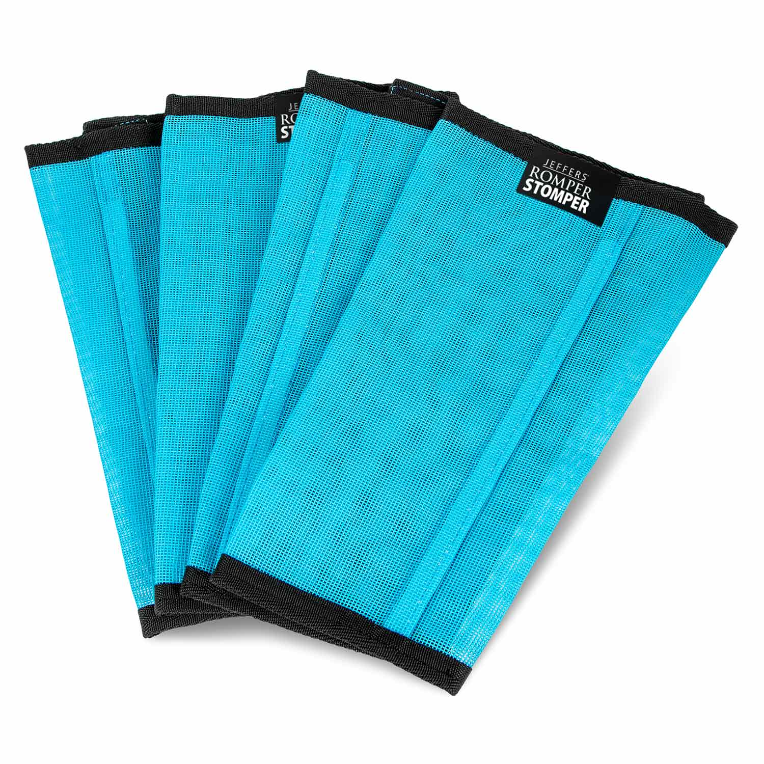 Jeffers Romper Stomper "Stomp-Free" Fly Boots for Horses, 4 pack