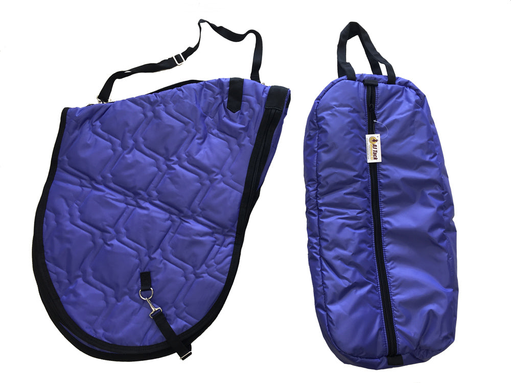 AJ Tack English Padded Saddle and Bridle Carrier