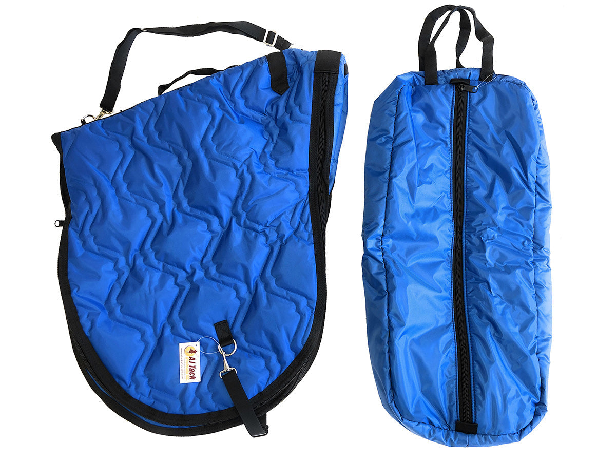 AJ Tack English Padded Saddle and Bridle Carrier