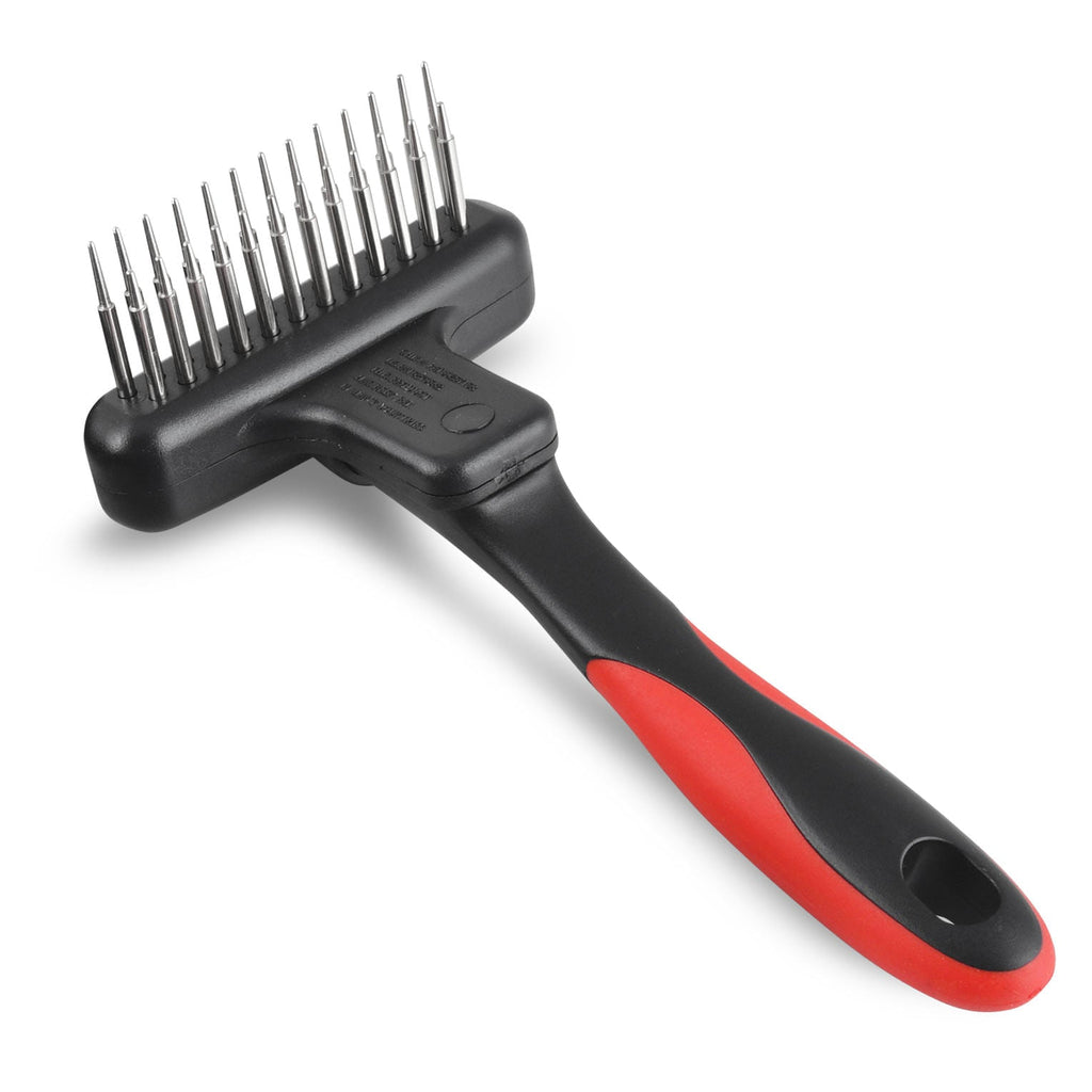 Jeffers Magic Spring Undercoat Rake for Pet Grooming