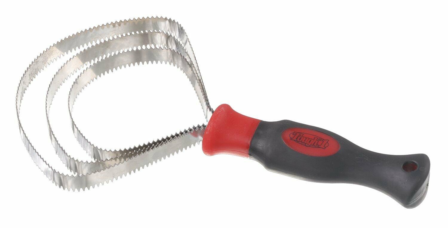 Tough 1 Great Grips 3 Blade Curry, Red/Black Brush