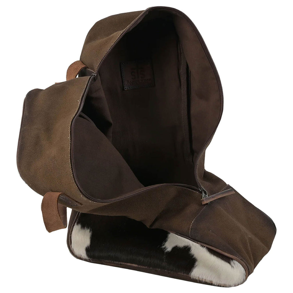 STS Cowhide Full Grain Leather Boot Bag